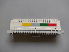 LSA-Plus Anschlussleiste 10DA LSA Profile 10 DA mit Beschriftungsfeld für Wanne