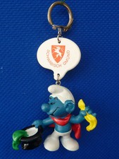 Werbeschlümpfe Schleich ZAUBERER  mit  Schwäbisch Gmünd  Anhänger ( HONG KONG 