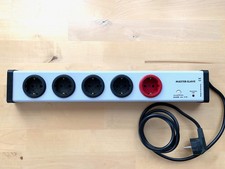 Ehmann Master Slave Steckdosenleiste 5-fach | max. 3.600 W | 1,4m Kabel