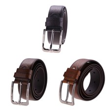 Fashion Männer Luxus Bund PU Leder Gürtel Hose Pin Schnalle Taille Riemen