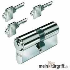 BKS8802 Profilzylinder Schließzylinder Türschloss einseitige Not-Gefahren 3Schl.