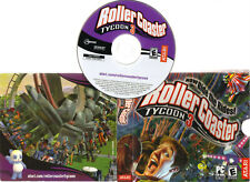 Rollercoaster Tycoon 3. sehr seltene Version mit 112 Seite Spirale Gebunden Handbuch. PC!