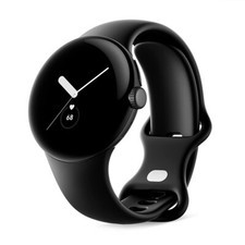 Google Pixel Watch LTE 41mm Smartwatch Schwarz Matte Black Obsidian