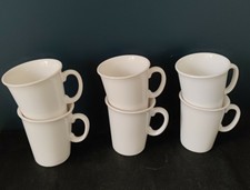 IKEA  made in Turkey 6 x Kaffeebecher Tassen cremeweiß 0,25 ltr.