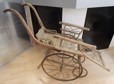 Viktorianischer Kinderwagen, antik - um 1900 +/- mit Gebrauchspuren - Rarität !!