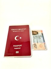 Reisepasshülle 5 Stk Etui EU Transparent mit Auf/titel - Pasaport Kilifi Kılıfı