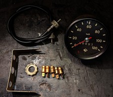 NEU DDR Trabant getestet Top Tacho Tachometer rund + birnenträger Tachowelle IFA