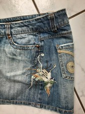 Only kurzer Jeansrock Gr. 40 - 5-pocket - schöne Stickerei - Neuwertig!