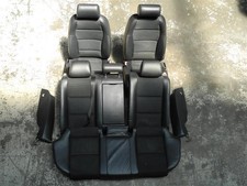 Audi A4 B6 8E Avant Sitze Sitzausstattung schwarz Teilleder S-line Sitzheizung