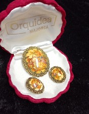 Brosche & Clips               Idyllische Szene Modeschmuck-Set