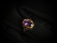 Goldring 585 mit Amethyst