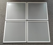 4x große Alu Klapprahmen Klemmrahmen Plakat Rahmen Deko Werbung Aufsteller Set