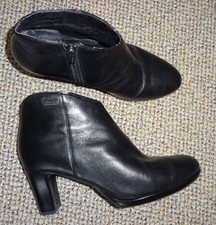 Tamaris Damen Stiefeletten Antishock Duo Tex Echt Leder Schwarz Gr. 40 TOP