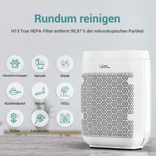 Luftreiniger für Wohnung Schlafzimmer 150m² Leise Schlafmodus Aerio-300 Zigma