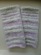 Armstulpen Pulswärmer gestrickt Handarbeit