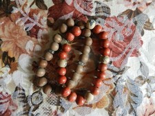 Scotch & Soda Ein Größe Herren Armband Perlen grau rost 2 in 1