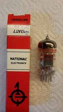 12AT7 = ECC81 Röhre-Tube-Valve (National Electronics, CHINA),NOS,tested w W19