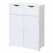 B-Ware Kommode MCW-B65, Schrank, 2 Schubladen und 2 Türen 80x70x35cm, weiß