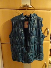 Steppweste gefüttert ärmellos Alive Unisex Petrol Blau Gr. 122 / 128 gut. Zust.