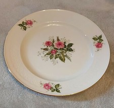 Seltmann Weiden Annabell rosa Rosen, Kuchenteller, 19cm, Goldrand, unbeschädigt