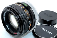 NEAR MINT Canon FD 50mm f/1.4 S.S.C. SSC MF Standard Portrait Objektiv mit Deckeln Japan