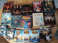 16 PC Spiele - Big Box/Small Box - OVP -  Klassiker - Diablo - Dune - Warcraft