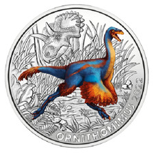 Österreich 3 Euro 2022 Super-Saurier  Ornithomimus  velox Cu/Ni *hgh*