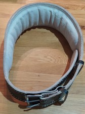 Gewichtheben 4" Ledergürtel Rücken Stützgurt Fitnessstudio Fitness Training Sehr guter Zustand