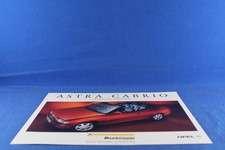 Bertone Edition Opel Astra Cabrio 1/95 Deutsch Broschüre Brochure Prospekt