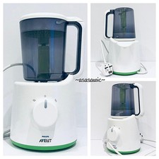 Philips Avent 2in1 Baby gesunde Lebensmittel Maker Dampfgarer/Mixer keine Box Rrp £ 89.99