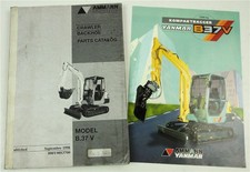 Ammann Yanmar B37V B.37V Crawler Parts Catalog Ersatzteilliste in engli 1998
