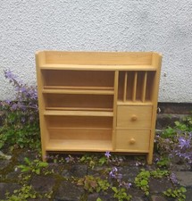 Kiefer Wandmontage Regalgerät, 2 Schubladen, Folien- und Backblechhalter.