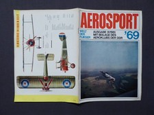 Aero Sport, DDR Zeitschrift der GST Jhg.1969 Nr.8 Flugzeuge Luftfahrt Flugsport