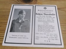 WK2 Sterbebild (1), Inf.-Rgt., 1942 Osten, Obergefreiter