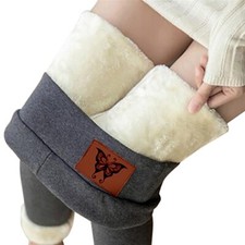 Damen Winter Thermo Hose Warm Innenfleece Leggins Strumpfhose Blickdicht Hosen