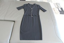 "MARC CAIN Sports" schwarzest 3/4 Arm Stretchkleid mit Details Gr. Nr. 2 34/36 