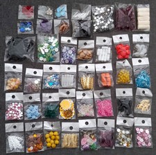 Bastelset Schmuck Konvolut Perlen 40 Packungen, auch für Ketten, Armbänder 