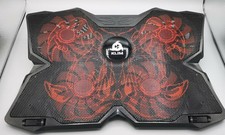 KLIM Wind Gaming Notebook Kühler leistungsstark & leise (rote Beleuchtung) *TOP*