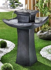 Solarbrunnen Pagode Zierbrunnen Solarbrunnen Gartenbrunnen