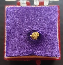 Gold , 3 x 4 mm, 25mg, Nevadaville  Colorado 
