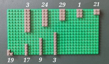 Lego Platte flach / Einzelteile / Konvolut /  ALLES IN DUNKELGRAU 