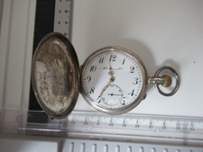 Top Antike  Taschenuhr H. Moser & Cie in 875 Silber ca.  Ø 5cm läuft - Top Werk