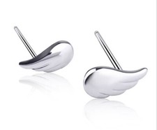 Damen Engel Flügel 925er Silber Ohrstecker Ohrschmuck Ohrringe Silber Geschenke