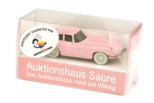Wiking Jaguar (Typ E), hellrosa (Auktionshaus Saure-Werbemodell 93.Auktion)