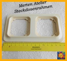 Merten Atelier Steckosenrahmen Steckdose Schalter Rahmen 1 Abdeckrahmen beige