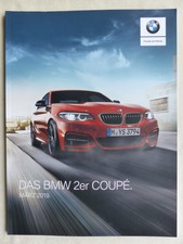 BMW 2er Coupe 218i M240i Typ F22 MJ 2019 - Prospekt Preisliste Brochure 03.2019
