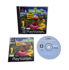 Sesamstraße Elmo's Number Journey ps1 Playstation 1 & Handbuch PAL UK