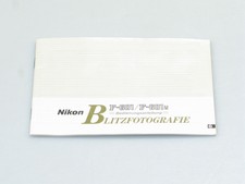 Nikon Bedienungsanleitung Anleitung für Nikon F-601 / F-601 M Blitzfotografie