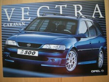 Prospekt Opel Vectra I500 Caravan Kombi um 1998