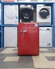 wd5582 rot teknix retro unterstellbarer kühlschrank mit eisbox - t130rdr (NEU)